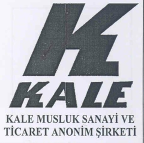 K KALE KALE MUSLUK SANAYİ VE TİCARET ANONİM ŞİRKETİ Logo (EUIPO, 25.10.2023)