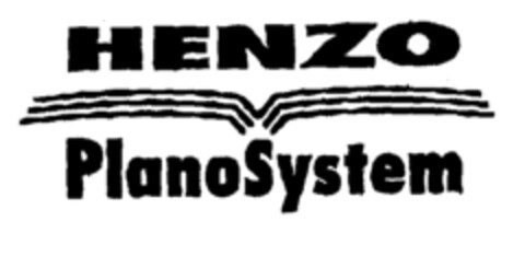 HENZO PlanoSystem Logo (EUIPO, 04/04/1996)