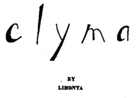 clyma BY LIMONTA Logo (EUIPO, 08.11.1996)