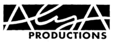 AlyA PRODUCTIONS Logo (EUIPO, 07.04.1998)