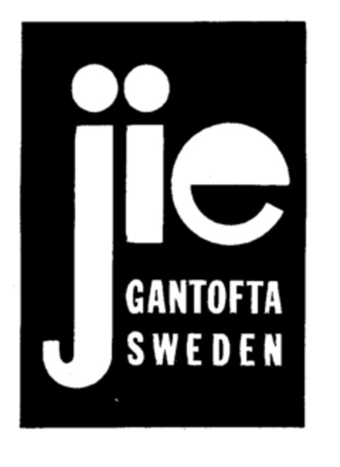 jie GANTOFTA SWEDEN Logo (EUIPO, 04/26/2000)