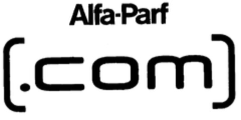 Alfa-Parf [.com] Logo (EUIPO, 16.05.2000)