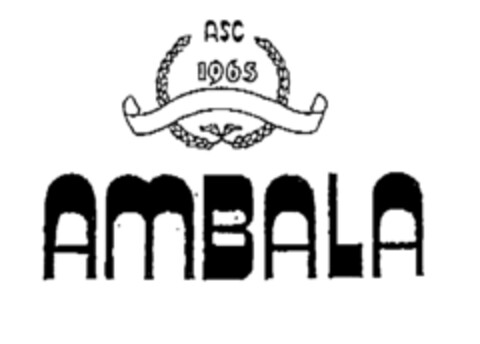 AMBALA ASC 1965 Logo (EUIPO, 15.08.2001)