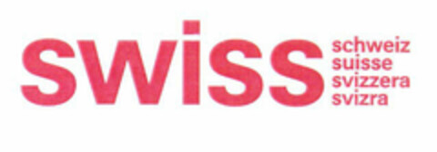 swiss schweiz suisse svizzera svizra Logo (EUIPO, 26.07.2002)