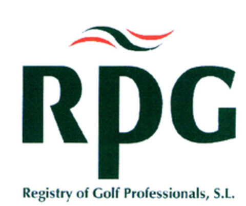 RPG Registry of Golf Professionals, S.L. Logo (EUIPO, 09.01.2004)