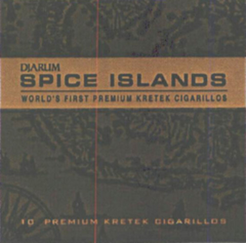 DJARUM SPICE ISLANDS WORLD'S FIRST PREMIUM KRETEK CIGARILLOS Logo (EUIPO, 06.04.2004)
