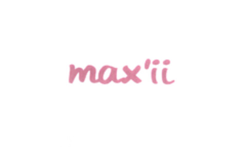 max'ii Logo (EUIPO, 02.11.2004)