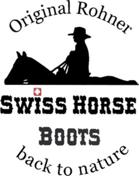 Original Rohner SWISS HORSE BOOTS back to nature Logo (EUIPO, 22.11.2004)
