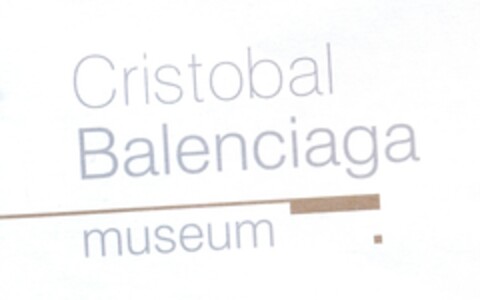 Cristobal Balenciaga museum Logo (EUIPO, 17.10.2007)