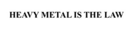 HEAVY METAL IS THE LAW Logo (EUIPO, 05/23/2011)