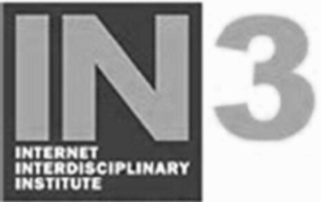 IN3 INTERNET INTERDISCIPLINARY INSTITUTE Logo (EUIPO, 27.07.2011)