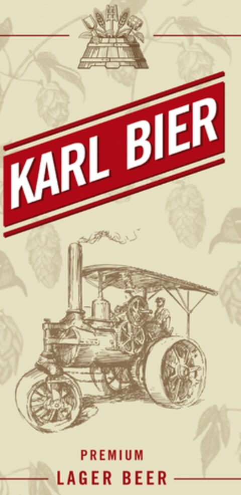 KARL BIER PREMIUM LAGER BEER Logo (EUIPO, 10.07.2012)