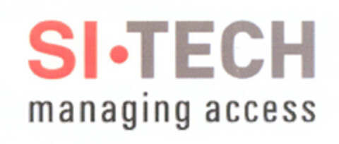 SI·TECH managing access Logo (EUIPO, 08.11.2012)