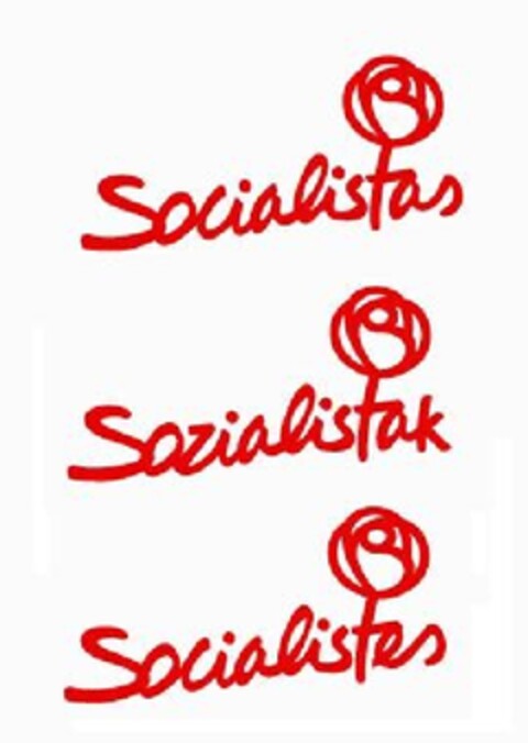 Socialistas Sozialistak Socialistes Logo (EUIPO, 16.10.2013)