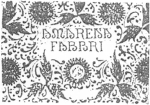 AMARENA FABBRI Logo (EUIPO, 30.07.2014)