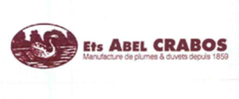 ETS ABEL CRABOS MANUFACTURE DE PLUMES & DUVETS DEPUIS 1859 Logo (EUIPO, 21.10.2014)