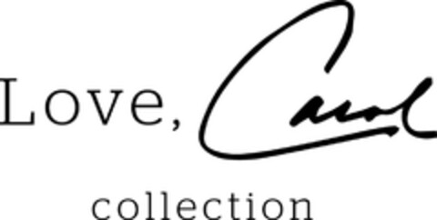 Love, Carol collection Logo (EUIPO, 03/12/2015)