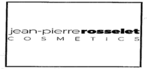 jean-pierre rosselet cosmetics Logo (EUIPO, 23.06.2017)