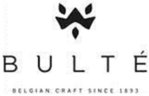 BULTÉ BELGIAN CRAFT SINCE 1893 Logo (EUIPO, 11/28/2017)