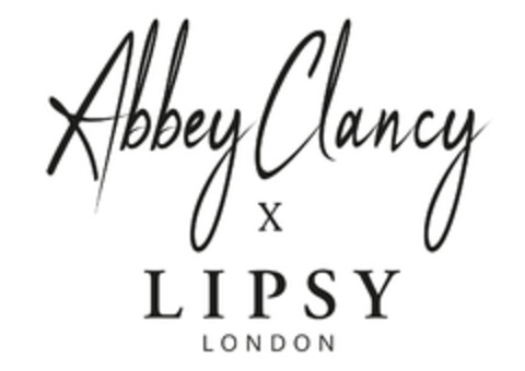 ABBEY CLANCY X LIPSY LONDON Logo (EUIPO, 07/09/2018)