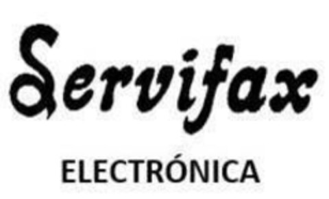 SERVIFAX ELECTRÓNICA Logo (EUIPO, 03.12.2019)