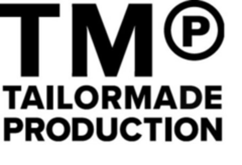 TMP TAILORMADE PRODUCTION Logo (EUIPO, 06/14/2021)