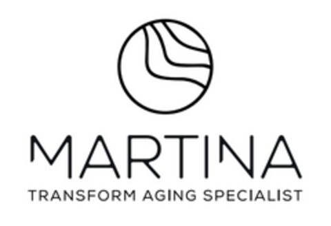 MARTINA TRANSFORM AGING SPECIALIST Logo (EUIPO, 07/07/2022)