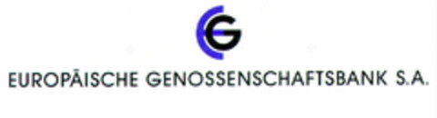 EUROPÄISCHE GENOSSENSCHAFTSBANK S.A. Logo (EUIPO, 26.06.1996)