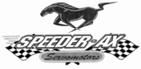 SPEEDER-AX Servomotors Logo (EUIPO, 12/01/1999)