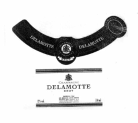 DELAMOTTE CHAMPAGNE BRUT Logo (EUIPO, 06.02.2002)