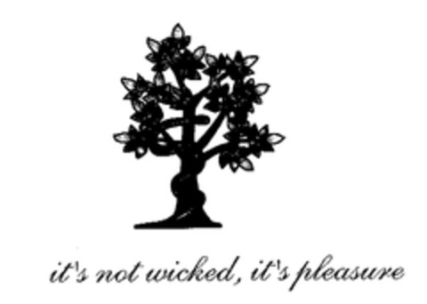 it's not wicked, it's pleasure Logo (EUIPO, 11.04.2003)