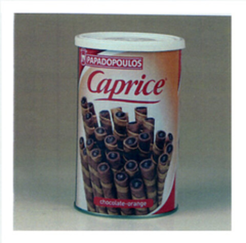 Caprice PAPADOPOULOS chocolate-orange Logo (EUIPO, 22.11.2004)