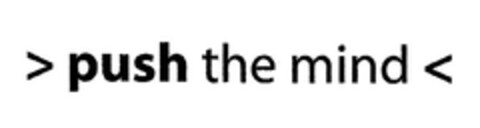 > push the mind < Logo (EUIPO, 16.02.2006)