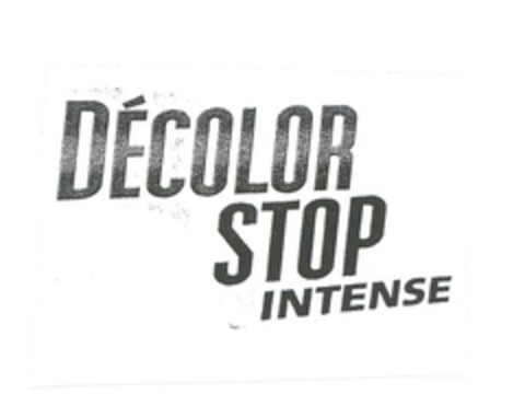 DÉCOLOR STOP INTENSE Logo (EUIPO, 27.04.2006)