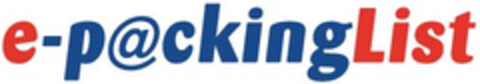 e-p@ackingList Logo (EUIPO, 03.10.2006)