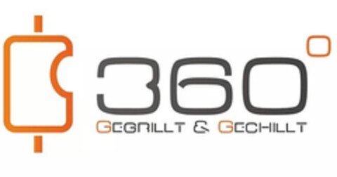 360° GEGRILLT & GECHILLT Logo (EUIPO, 15.04.2016)