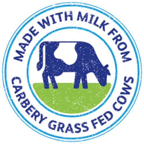 MADE WITH MILK FROM CARBERY GRASS FED COWS Logo (EUIPO, 09/28/2016)