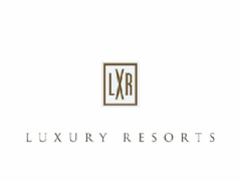 LXR LUXURY RESORTS Logo (EUIPO, 06/21/2017)