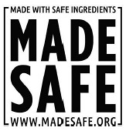 MADE WITH SAFE INGREDIENTS, MADE SAFE, WWW.MADESAFE.ORG Logo (EUIPO, 04.07.2018)