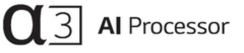 α3 AI Processor Logo (EUIPO, 02/26/2021)