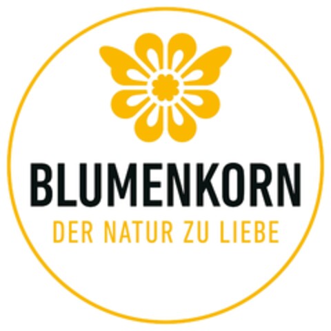 BLUMENKORN DER NATUR ZU LIEBE Logo (EUIPO, 21.06.2021)