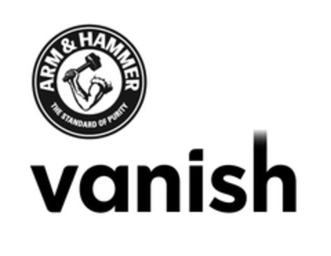ARM & HAMMER THE STANDARD OF PURITY VANISH Logo (EUIPO, 09/23/2021)