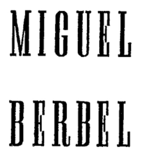 MIGUEL BERBEL Logo (EUIPO, 19.06.2000)