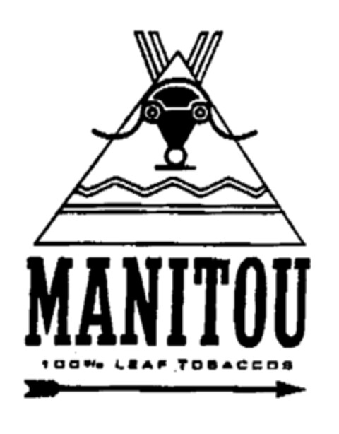 MANITOU 100% LEAF TOBACCOS Logo (EUIPO, 05.04.2001)