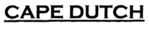 CAPE DUTCH Logo (EUIPO, 29.11.2002)