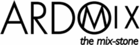 ARDOMIX the mix-stone Logo (EUIPO, 04.03.2005)