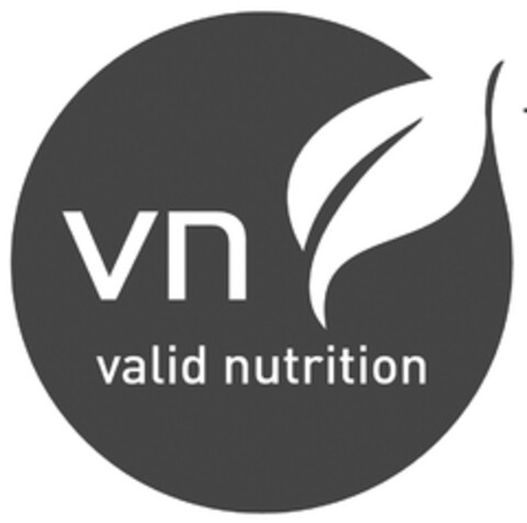 vn valid nutrition Logo (EUIPO, 07/08/2009)