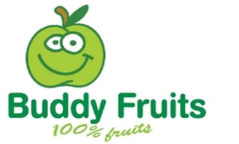 Buddy Fruits 100% fruits Logo (EUIPO, 26.03.2010)