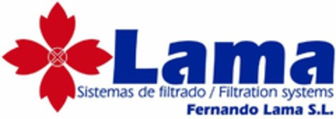 LAMA SISTEMAS DE FILTRADO/FILTRATION SYSTEMS FERNANDO LAMA, S.L. Logo (EUIPO, 16.09.2014)