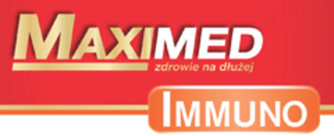 MAXIMED zdrowie na dłużej IMMUNO Logo (EUIPO, 19.05.2015)